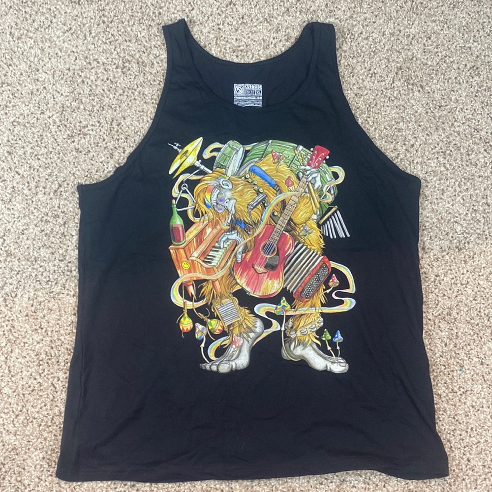 Mens graphic tank top